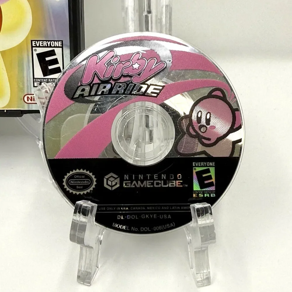 Kirby Air Ride Nintendo GameCube GCN 2003 Black Label No Manual Tested